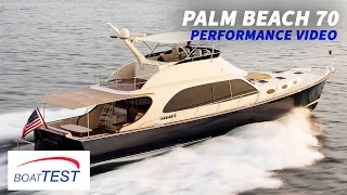 Palm Beach 70 (2020-) Test Video - By BoatTEST.com