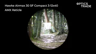 Hawke Airmax 30 SF Compact 3-12x40 Reticle AMX | Optics Trade Reticle Subtensions