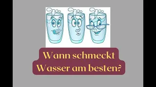 Wie die Absicht den Geschmack von Wasser beeinflusst #Wasser #bewusstsein #Information