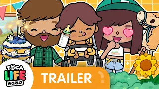 WE ARE FAMILY 🌻 | Big Family Home Trailer | Toca Life World