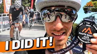 The Day I Finished The HAUTE ROUTE ALPS!! (I raced to win the stage!)