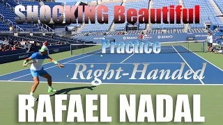 RAFAEL NADAL Right Handed - SHOCKING beautiful Right-Handed FOREHAND