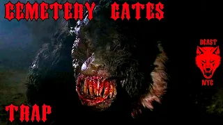 Tasmanian Devil - Trap Scene - Mutant Creature - Monster Movie - Cemetery Gates