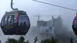 Timelapse of world's longest cable car ride