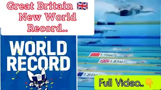 Great Britain Win Gold in Mixed 4x100m Medley Relay in WORLD RECORD Tokyo|Great Britain World Record