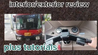 Interior/Exterior ni Bajaj RE |Tutorials on how to drive