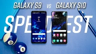 Galaxy S10 vs Galaxy S9 Speed test!