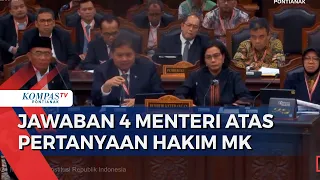 [PART 2] Empat Menteri Jokowi Jawab Sejumlah Pertanyaan dari Hakim MK soal Bansos