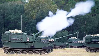 Firepower. New Self Propelled Howitzers M109A7 Paladin US Army.