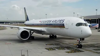 Singapore Airlines A350-900 Kuala Lumpur to Singapore SQ107