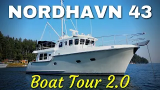 NORDHAVN 43 BOAT TOUR 2.0  |  Welcome aboard our 400 sq. ft. liveaboard floating home! [MV FREEDOM]