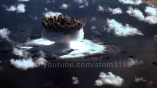 HD Amaing underwater atomic explosion 1946 operation crossroads nuclear testing 核実験