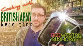 How to cook with a set of British Army mess tins. Use fire blocks, heximine RedWeston Bushcraft Ep04