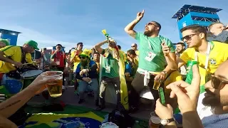 Os fãs do Brasil na Rússia 2018  Fans of Brazil in Russia  World Cup 2018