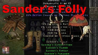 D2R Upgraded Sets - Sander's Folly (4 Piece Set)