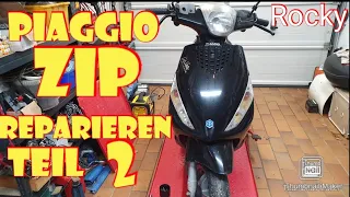 Roller Reparieren / Piaggio ZIP Scooter Mofa Moped / Springt nicht an / Fehler Suche Teil2