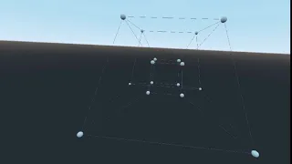 3D Projection of Rotating Tesseract in VR