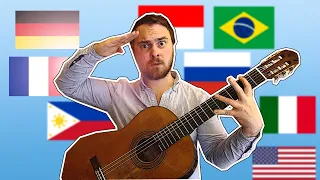 10 Beautiful National Anthems on Guitar