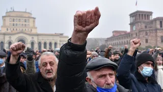 Armenians take to streets of Yerevan to call for PM’s resignation