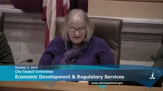 October 3, 2019 Economic Development & Regulatory Services Committee