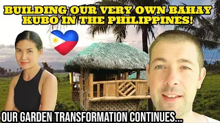 Building our own BAHAY KUBO in the PHILIPPINES PROVINCE | Foreigner and Filipina | House Building