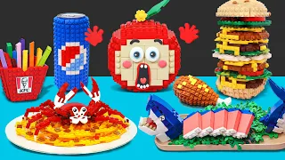 LEGO FOOD! | 2 HOURS! | Best of Lego Food Compilation IRL - Lego Friends Challenge & ASMR