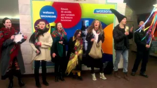Щедрівки у київському метро