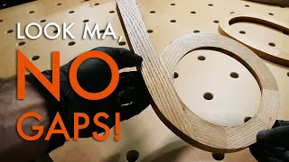 Making segmented rings with a tracksaw