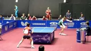 Lily ZHANG (USA) vs Viktoria PAVLOVICH (BLR) - 2014 World Table Tennis Championships