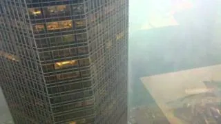 A storm from the 38th floor of the Renaissance Center in Detroit