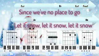 LET IT SNOW | FRANK SINATRA | CHORDS | LYRICS | GUITAR | PIANO