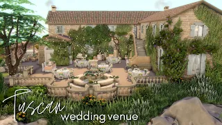 TUSCAN WEDDING VENUE - The Sims 4: My Wedding Stories Speedbuild | NO CC