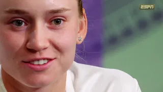 Elena Rybakina Wimbledon Championship Vignette ABC ESPN