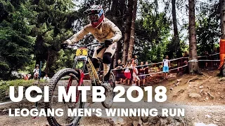 Who won the men's downhill MTB final at Leogang, Austria? | UCI MTB 2018