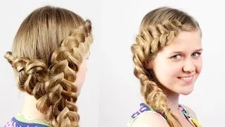 Прическа на длинные волосы. Hairstyle for Long Hair