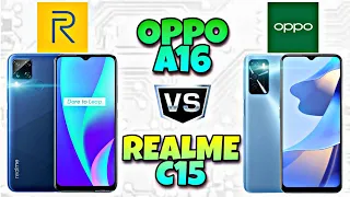 Oppo A16 vs Realme C15 | Specification | Comparison | Features | Price