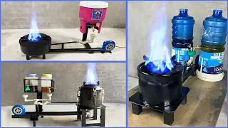 3 types Waste Oil Stoves | DIY Waste Oil Burner Stove | Used Cooking Oil Stove