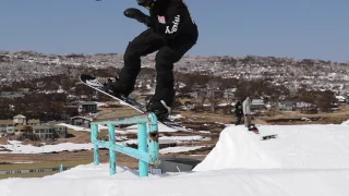 How To Do The Perfect Front Bluntslide 270s - Snowboard Trick Tip
