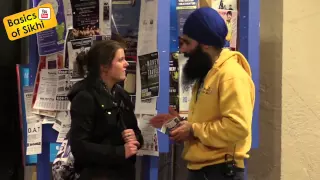 Canadian Neuroscientist loves Sikh psychology - UBC Street Parchar