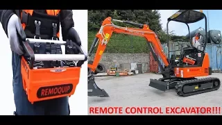 Demolition Robot | Remoquip Remote Control Hitachi 19U Excavator