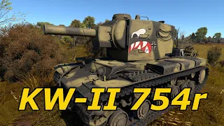Pogromca Bunkrów | KW-II 754r | War Thunder gameplay po Polsku