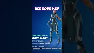 Fortnite Lady Gaga Emote Rain on me (Rain check)  #shorts #fortniteemote #ladygaga #fortnite