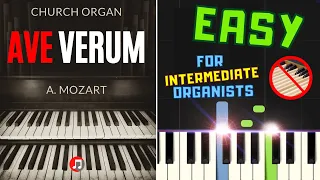 Ave Verum Corpus MOZART I Easy Church Organ Tutorial for Intermediate Organists Sheet Music Nuty