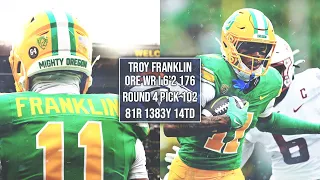 Oregon WR TROY FRANKLIN Historic 2023 Highlights I 2024 NFL Draft