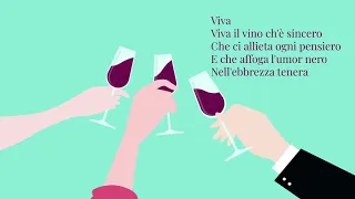 Viva il vino spumeggiante - Cavalleria rusticana: Luciano Pavarotti - Lyrics