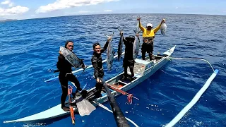 KINGMACKS & TREVALLIES🙌  | PURO PELAGIC ANG HULI🎯 #spearfishingPhilippines #gopro