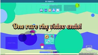 The video ends once I get a rare // mope.io