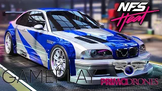 Need for Speed Heat Gameplay - 1000HP+ BMW M3 E46 GTR LEGENDS EDITION(NFSMW)