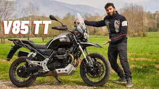 MOTO GUZZI V85 TT GUARDIA d'ONORE - SONO ANCHE CADUTO 😓😓😓