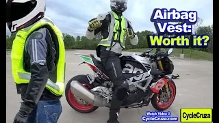 Motorcycle AIRBAG VEST: Is it Worth it? | Helite Turtle 2 Airbag Vest Review